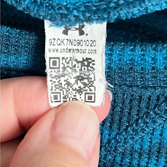 Under Armour Women’s Waffle Long Sleeve T-Shirt Size Small - Picture 5 of 5